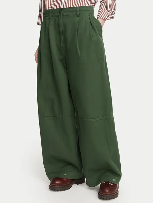 Weekend Max Mara Weekend Max Mara Hlače Bacca 2625136111 Kaki Relaxed Fit