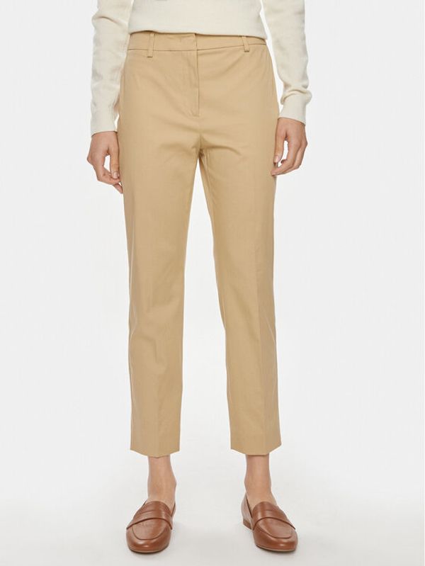 Weekend Max Mara Weekend Max Mara Hlače Cecco 2415131032 Smeđa Slim Fit