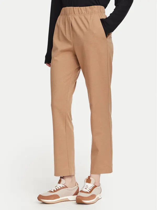 Weekend Max Mara Weekend Max Mara Hlače Elfo 2625786011 Smeđa Regular Fit