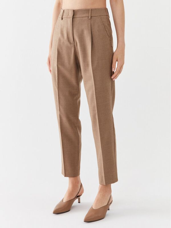 Weekend Max Mara Weekend Max Mara Hlače Freccia 23513611 Bež Slim Fit