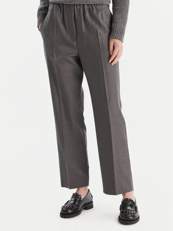 Weekend Max Mara Weekend Max Mara Hlače Hataley 2525136022 Siva Regular Fit
