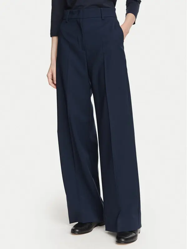Weekend Max Mara Weekend Max Mara Hlače Visivo 2625136061 Tamnoplava Regular Fit