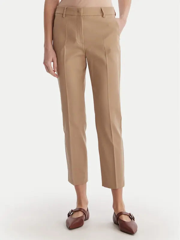 Weekend Max Mara Weekend Max Mara Hlače Vite 2615131031 Bež Slim Fit