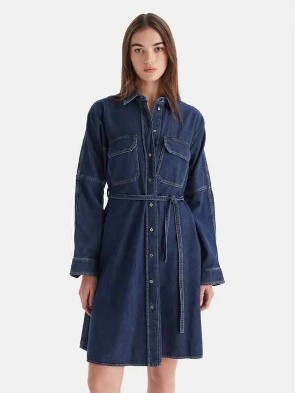 Weekend Max Mara Weekend Max Mara Jeans haljina Balenio 2525226081 Tamnoplava Regular Fit
