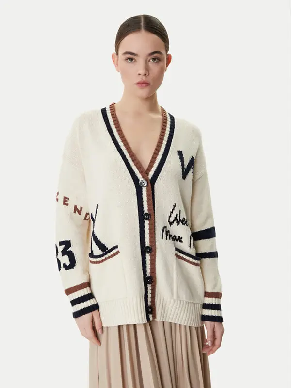 Weekend Max Mara Weekend Max Mara Kardigan Blasone 2615341061 Bež Relaxed Fit