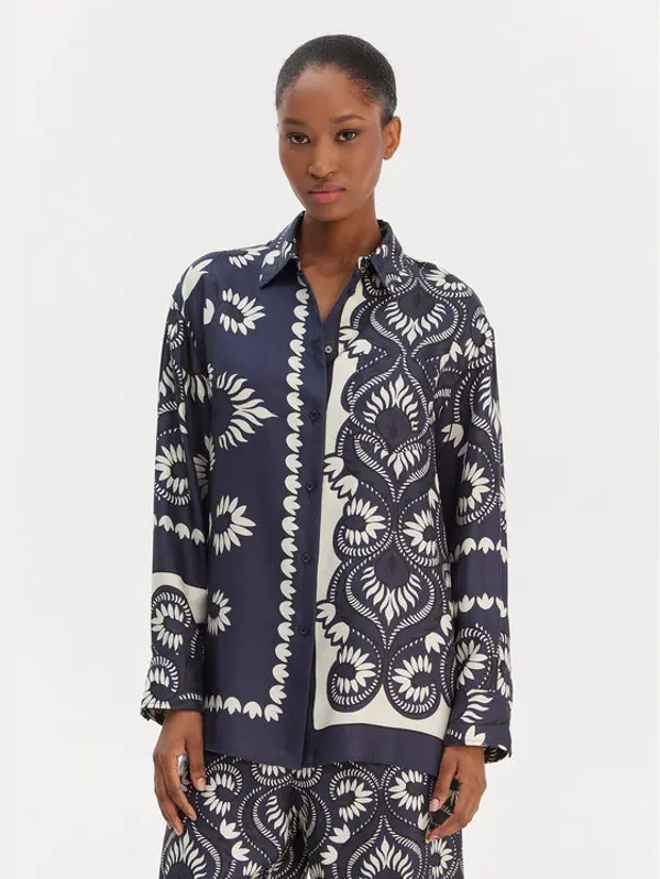 Weekend Max Mara Weekend Max Mara Košulja Lastra 2615191011 Tamnoplava Relaxed Fit