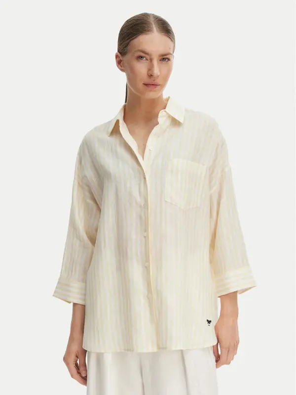 Weekend Max Mara Weekend Max Mara Košulja Panetto 2615111102 Žuta Relaxed Fit