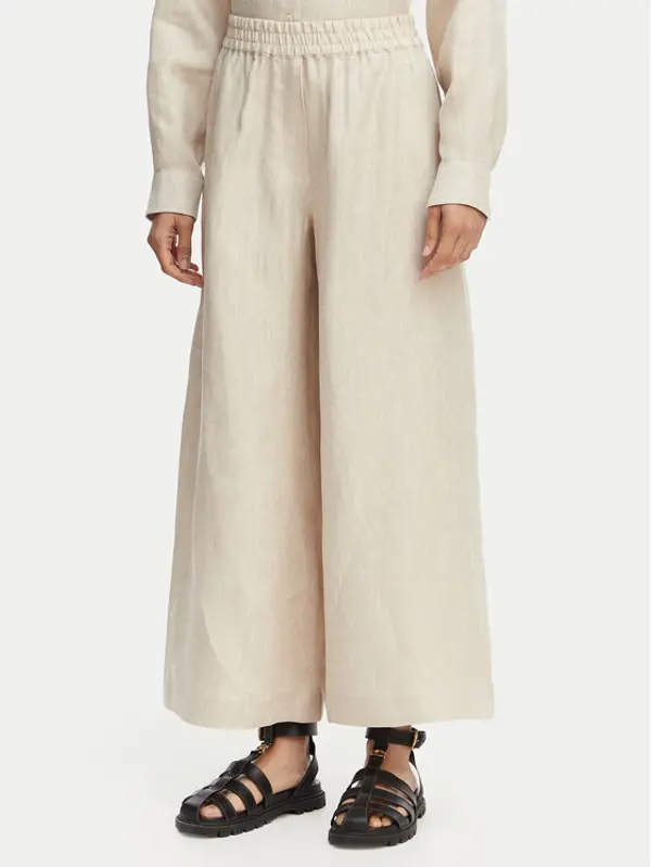 Weekend Max Mara Weekend Max Mara Kulot Felino 2615131042 Krem Relaxed Fit