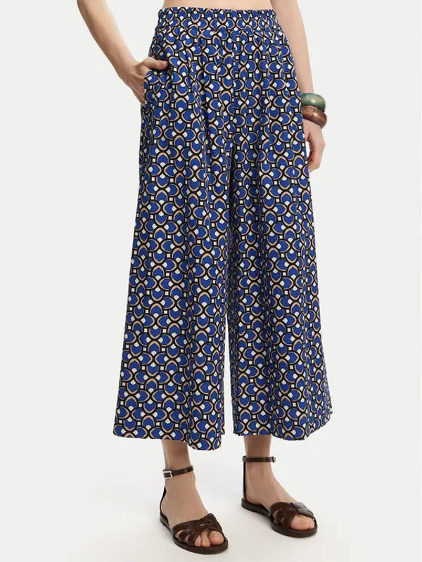 Weekend Max Mara Weekend Max Mara Kulot Virgin 2515131102 Plava Relaxed Fit