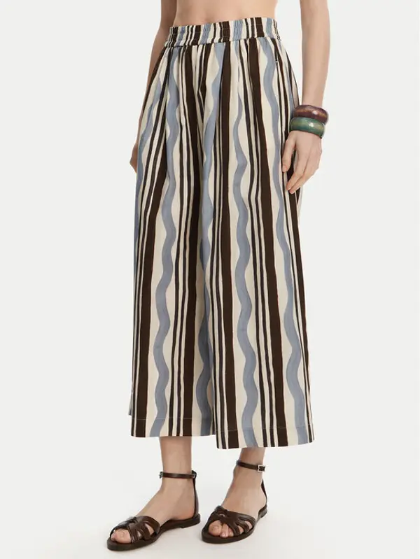 Weekend Max Mara Weekend Max Mara Kulot Virgin 2515131102 Svijetloplava Relaxed Fit