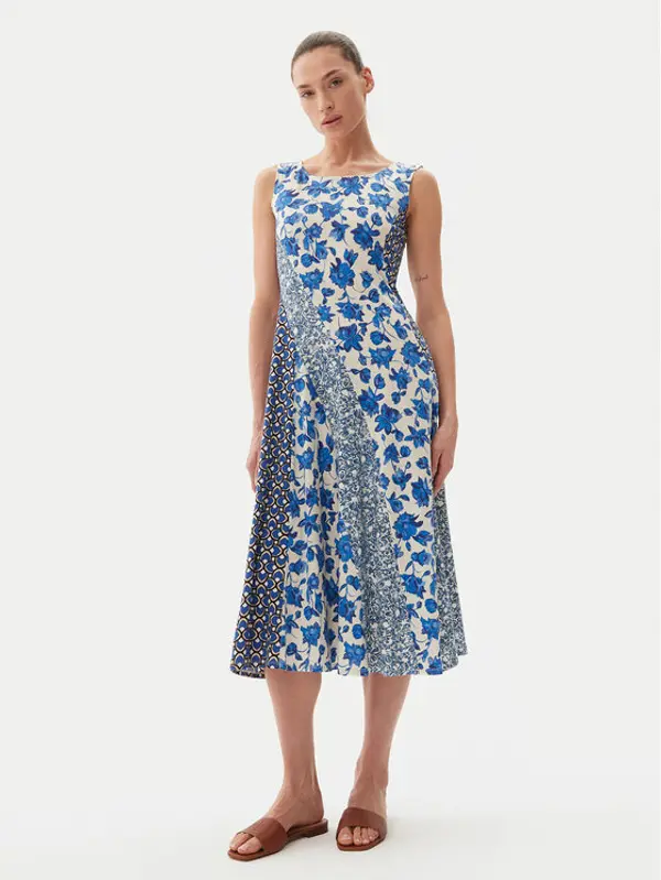 Weekend Max Mara Weekend Max Mara Ljetna haljina Cubano 2515621062 Plava Relaxed Fit