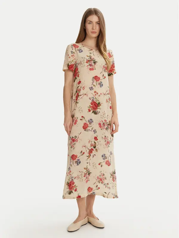 Weekend Max Mara Weekend Max Mara Ljetna haljina Giudy 2515221212 Bež Regular Fit