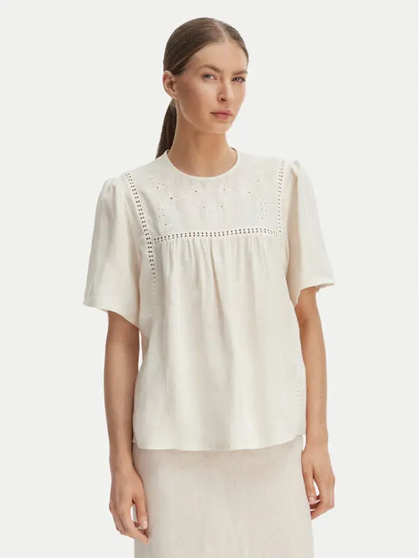 Weekend Max Mara Weekend Max Mara Majica Bacino 2615941082 Écru Relaxed Fit