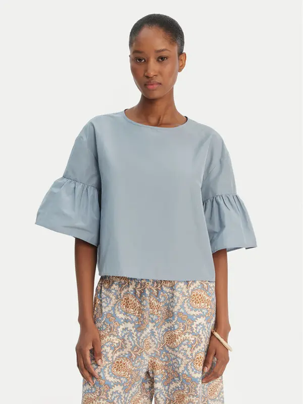 Weekend Max Mara Weekend Max Mara Majica Break 2615111152 Svijetloplava Loose Fit