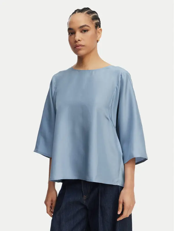Weekend Max Mara Weekend Max Mara Majica Fastoso 2615941032 Plava Relaxed Fit