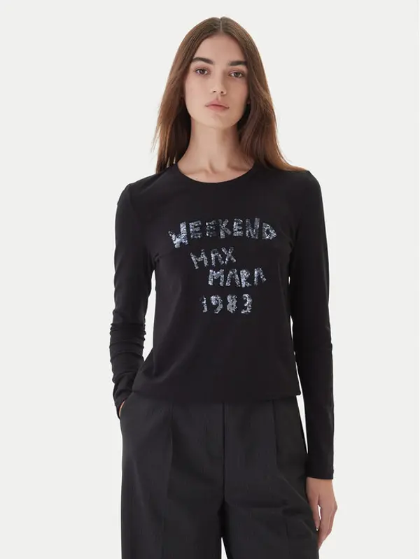 Weekend Max Mara Weekend Max Mara Majica Renoir 2525946032 Crna Regular Fit