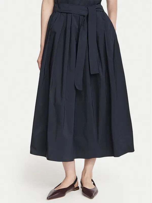 Weekend Max Mara Weekend Max Mara Midi suknja Alpaca 2625106041 Tamnoplava Regular Fit