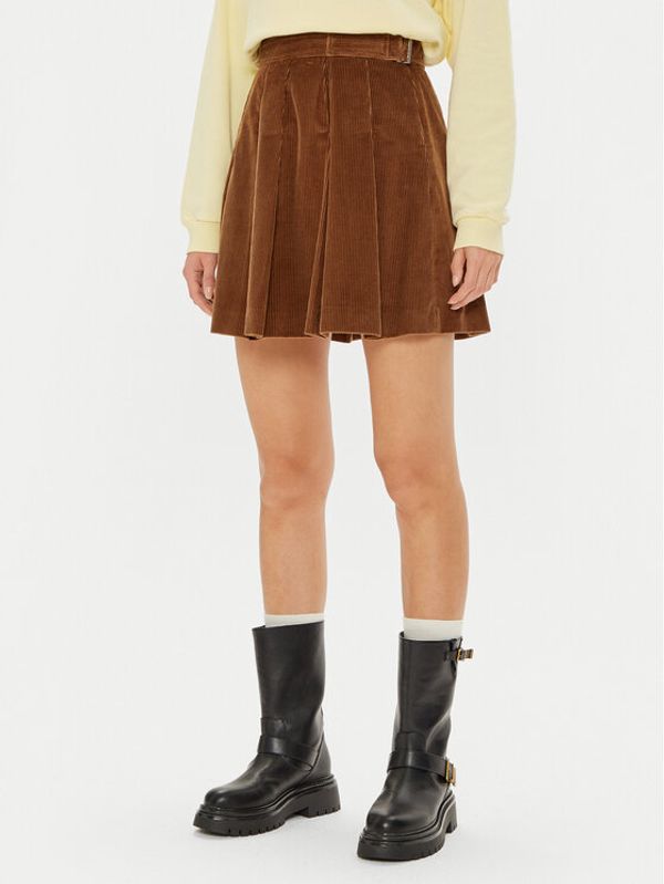 Weekend Max Mara Weekend Max Mara Mini suknja Zucca 2425106042 Smeđa Regular Fit