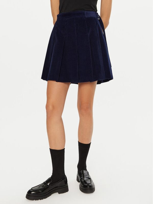 Weekend Max Mara Weekend Max Mara Mini suknja Zucca 2425106042 Tamnoplava Regular Fit