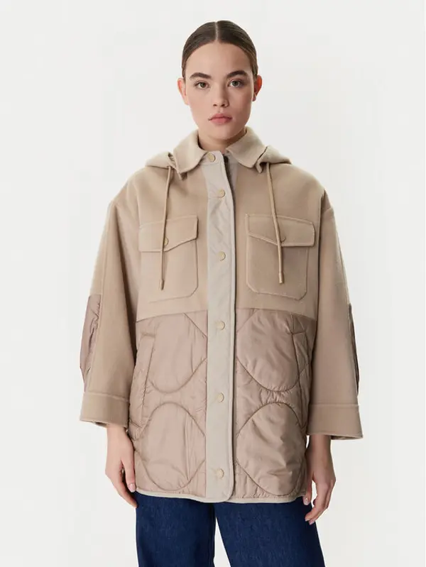 Weekend Max Mara Weekend Max Mara Prijelazna jakna Ossola 2615481011 Bež Relaxed Fit