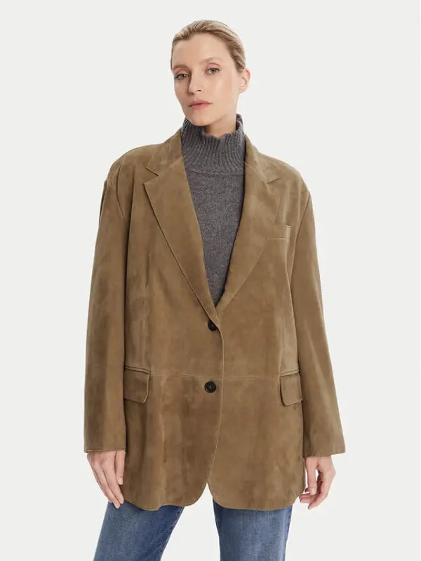 Weekend Max Mara Weekend Max Mara Prijelazna jakna Rolanda 2525446071650 Smeđa Oversize