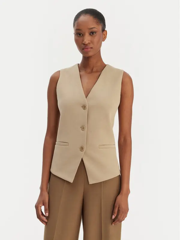 Weekend Max Mara Weekend Max Mara Prsluk za odijelo Poggio 2615911021 Bež Slim Fit