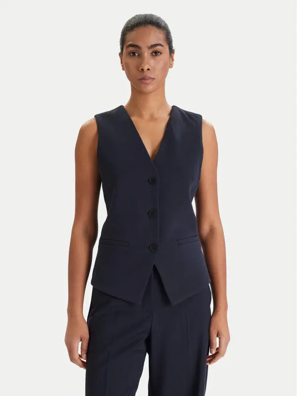 Weekend Max Mara Weekend Max Mara Prsluk za odijelo Poggio 2615911021 Tamnoplava Slim Fit