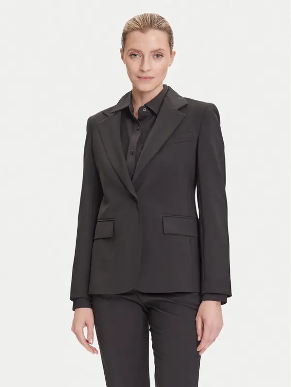 Weekend Max Mara Weekend Max Mara Sakoi Lamine 2525046041 Crna Regular Fit