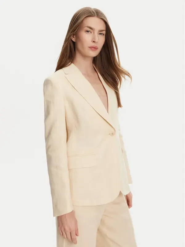 Weekend Max Mara Weekend Max Mara Sakoi Nalut 2515041012 Écru Regular Fit