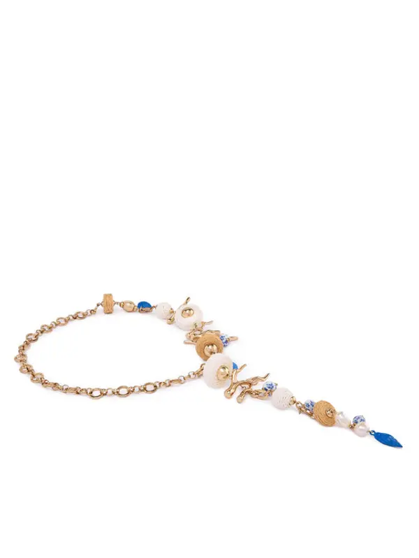 Weekend Max Mara Weekend Max Mara Set ogrlica i naušnice Onde 2615751105650 Zlatna