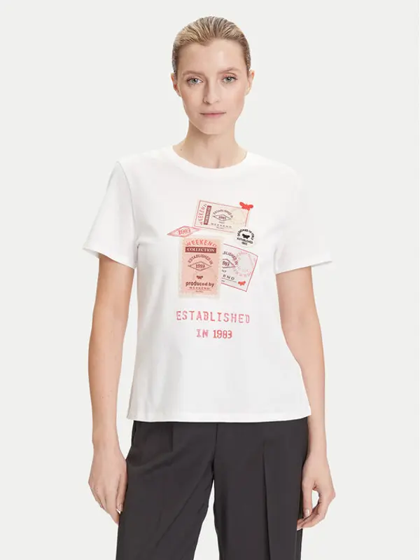 Weekend Max Mara Weekend Max Mara T-shirt Ara 2525976041 Bijela Regular Fit