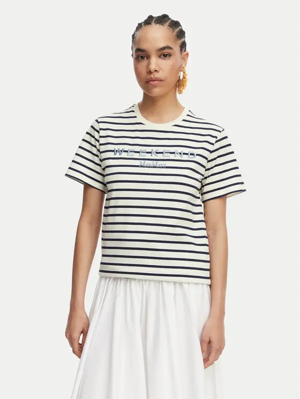 Weekend Max Mara Weekend Max Mara T-shirt Bora 2615971042 Tamnoplava Regular Fit