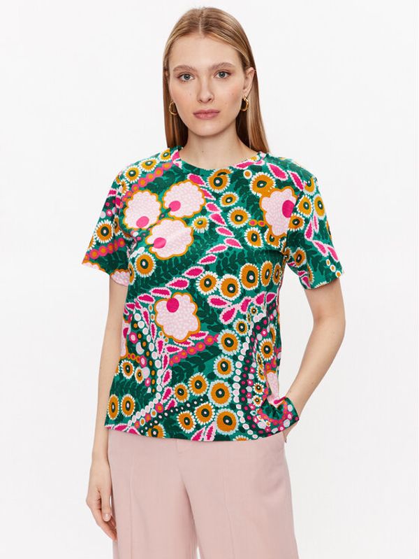 Weekend Max Mara Weekend Max Mara T-shirt Dula 2359710231 Zelena Regular Fit