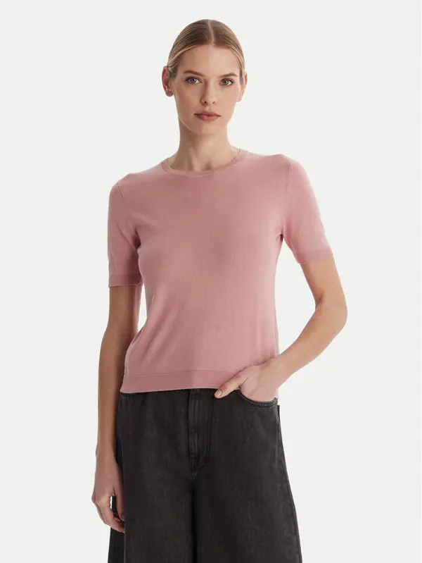 Weekend Max Mara Weekend Max Mara T-shirt Gabarra 2615361081 Ružičasta Slim Fit