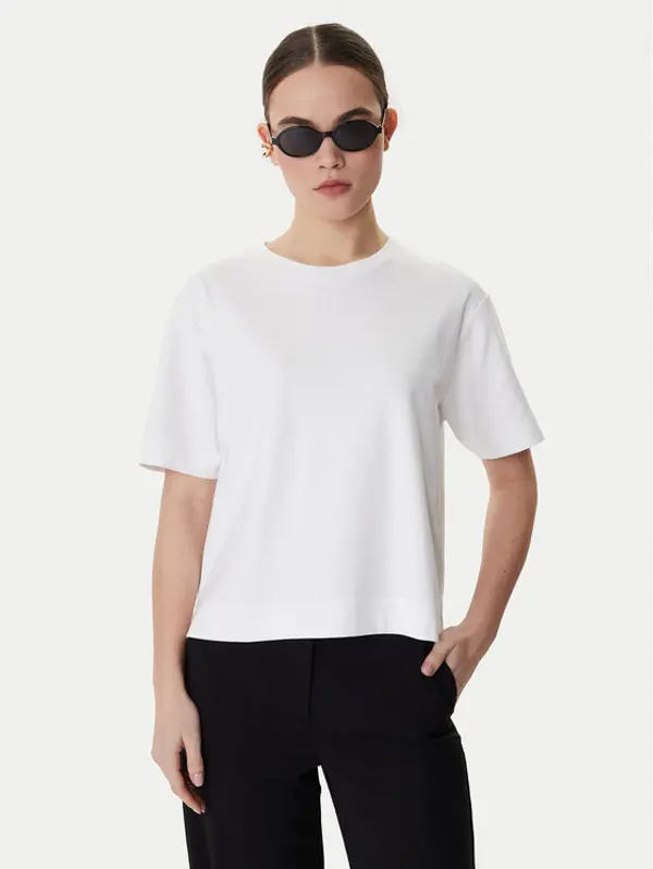 Weekend Max Mara Weekend Max Mara T-shirt Multid 2615941031 Bijela Relaxed Fit