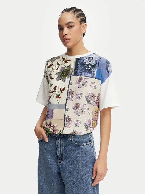 Weekend Max Mara Weekend Max Mara T-shirt Pampas 2615941062 Šarena Relaxed Fit