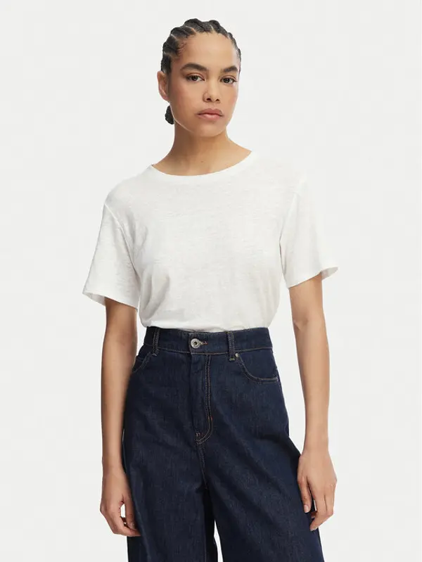 Weekend Max Mara Weekend Max Mara T-shirt Pelota 2615941052 Bijela Regular Fit