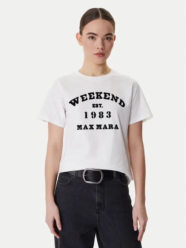 Weekend Max Mara Weekend Max Mara T-shirt Tenue 2615971051 Bijela Regular Fit