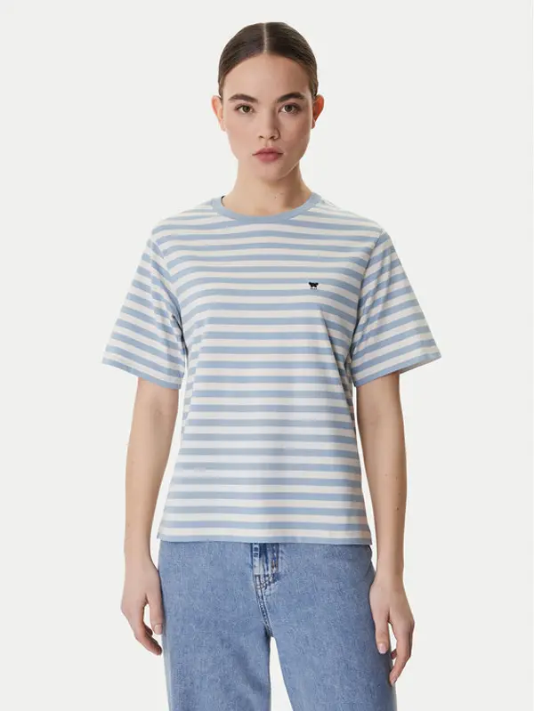 Weekend Max Mara Weekend Max Mara T-shirt Venaco 2615971031 Svijetloplava Relaxed Fit
