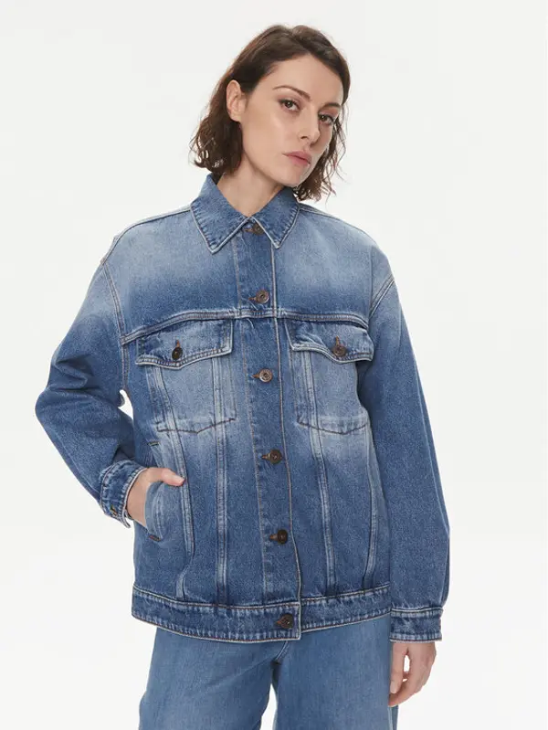 Weekend Max Mara Weekend Max Mara Traper jakna Pio 2415041071 Plava Regular Fit
