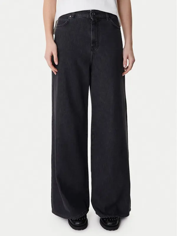 Weekend Max Mara Weekend Max Mara Traperice Vega 2615181041 Crna Wide Leg