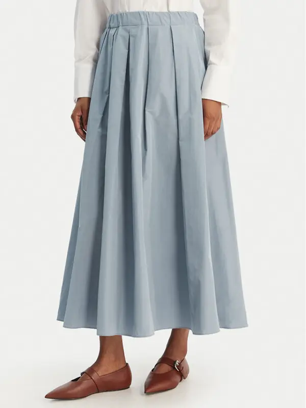 Weekend Max Mara Weekend Max Mara Trapez suknja Formica 2615101072 Svijetloplava Regular Fit