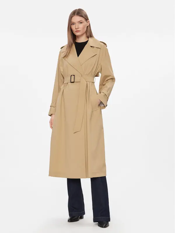 Weekend Max Mara Weekend Max Mara Vuneni kaput Giostra 2415021051 Bež Regular Fit