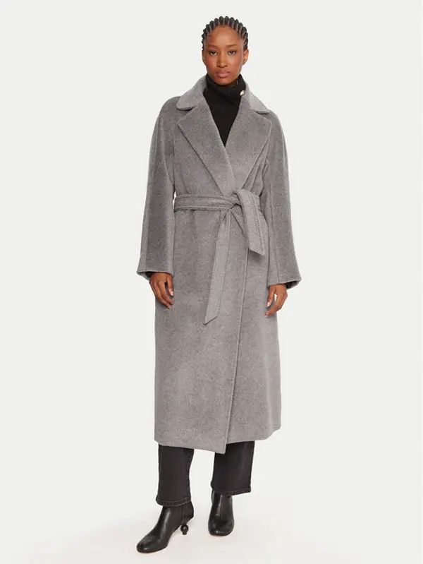 Weekend Max Mara Weekend Max Mara Vuneni kaput Tempera 2525016082 Siva Regular Fit