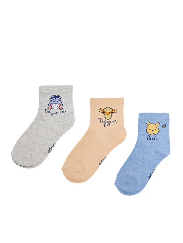 Winnie the pooh Winnie The Pooh Duge čarape CEO-ACCCS-AW25-212WTP(3-PACK) Plava
