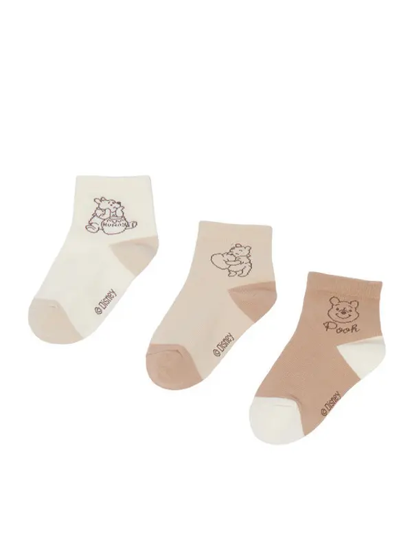 Winnie the pooh Winnie The Pooh Duge čarape CEO-ACCCS-AW26-231WTP(3-PACK) Bež