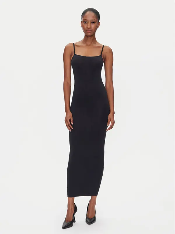 Wolford Wolford Haljina za svaki dan Strap Fatal 57185 Crna Slim Fit