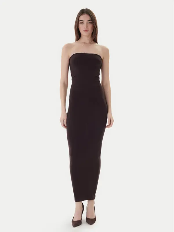 Wolford Wolford Večernja haljina 50795 Smeđa Slim Fit