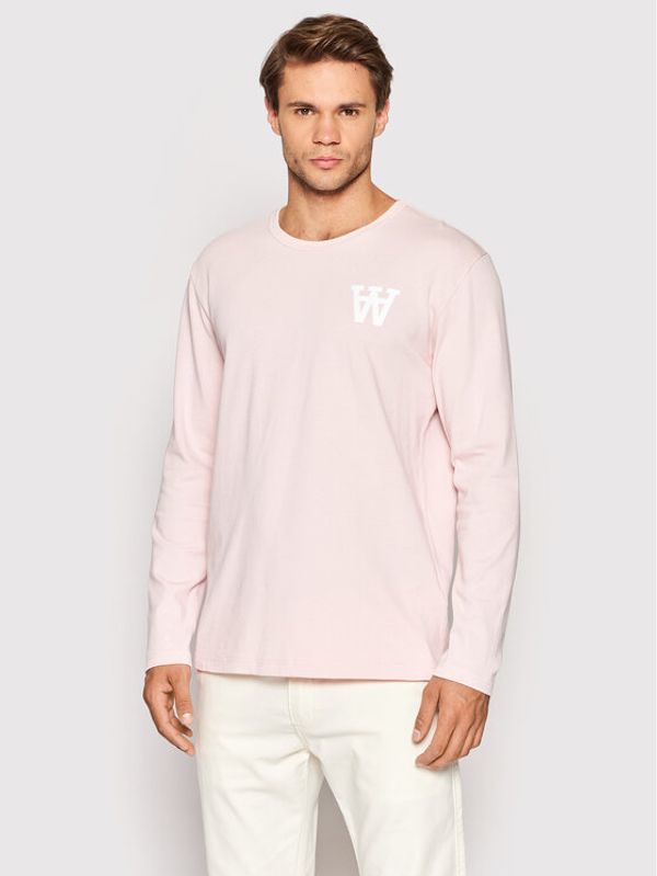 Wood Wood Wood Wood Majica dugih rukava Mel 10295400-2323 Ružičasta Regular Fit