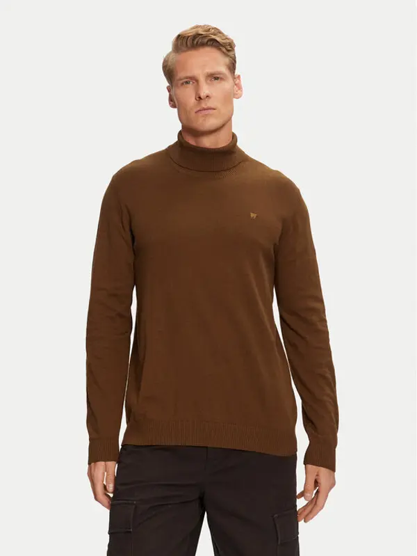 Wrangler Wrangler Dolčevita 112357293 Smeđa Regular Fit
